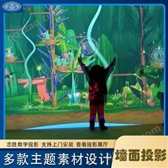 广州墙面投影设备 厂家投影价格 儿童魔法墙互动投影设计