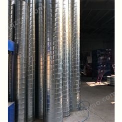 青岛威尔森专业生产新疆双层螺旋风管不锈钢螺旋风管厂家