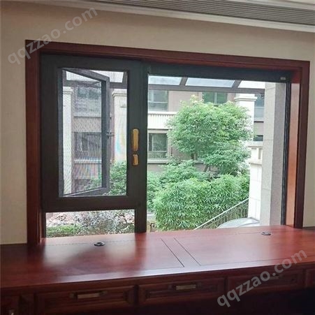 重庆平开门窗定做 窗纱一体铝合金门窗安装