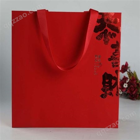白卡纸手提纸袋企业宣传礼品包装袋袋logo1