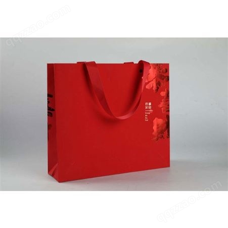 白卡纸手提纸袋企业宣传礼品包装袋袋logo1