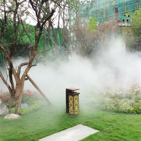 河北高压人造雾机 新疆假山水雾造景 产量大 耗能低