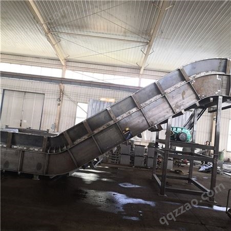 定制供应1米1.2米鳄鱼剪全自动上料传送带-废钢上料机