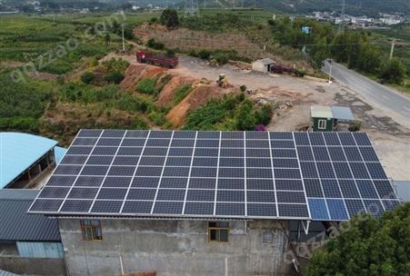 阳光未来 50kW 家用屋顶太阳能光伏并网发电 日发180度 合法加层
