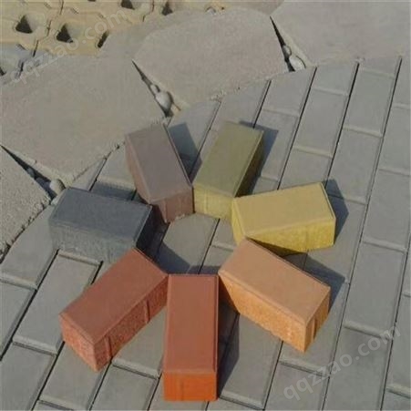 郑州建菱混凝土陶瓷透水砖现货量大从优厂家城市透水砖型号齐全质量保证