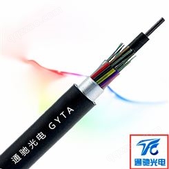24芯GYTA光缆厂家 TCGD通驰光电 GYTA-24B1 厂家现货管道架空单铠光缆