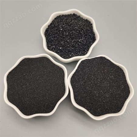 喷砂除锈 地坪耐磨材料用亮黑砂 透水砖石材用金刚砂