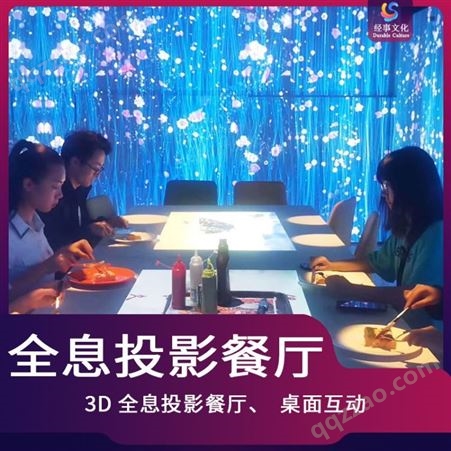 裸眼5D全息餐厅宴会厅光影婚礼沉浸式软件融合投影