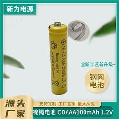 新为电源 镍镉电池 CDAAA100 玩具遥控器专用 充电电池