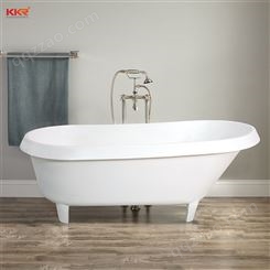KKR人造石浴缸简约易清洗家用酒店民宿亚克力大浴缸
