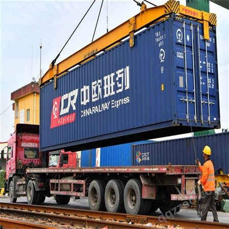 连云港到巴基斯坦中亚班列 机电设备国际铁路运输 货物全程跟踪