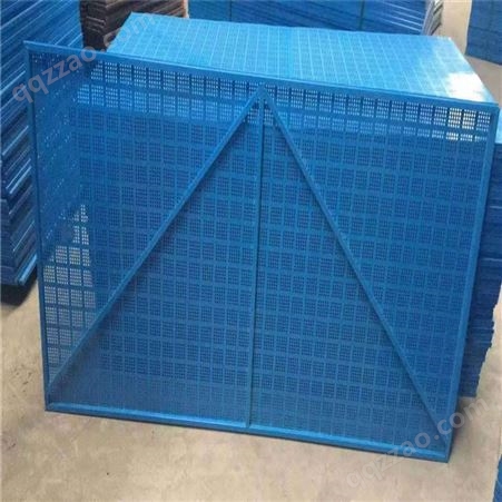 建筑爬架网 温年厂家供应现货 镀锌板材质高层施工防护网