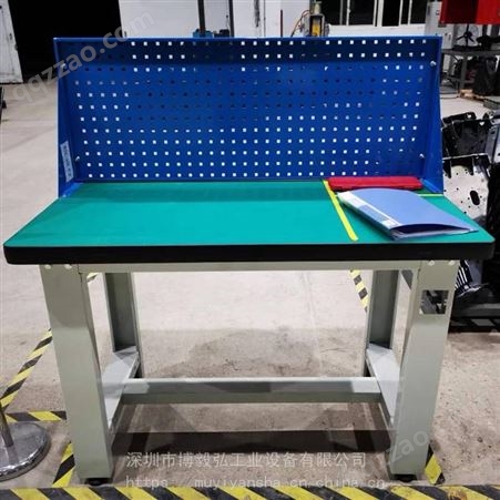 博毅弘重型钳工工作台车间机修装配桌不锈钢操作台电工实验检测台