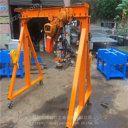 广州重型龙门架 全电动1吨龙门架 移动式手拉葫芦龙门架