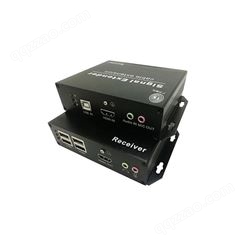 邮科高清HDMI+USB2.0+双向音频+双向RS232+红外 KVM无压缩高速光端机LC接口 YKH-114UV2A