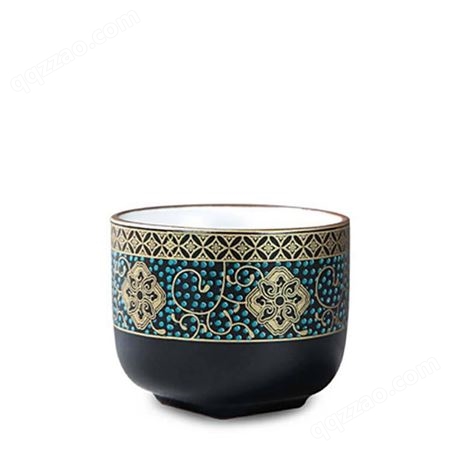 整套复古陶瓷茶具套装 古韵西域风情功夫茶具 中国风家用品茗杯