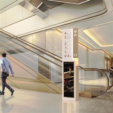 商场智慧标识43.8寸扶梯口索引智慧屏 电子显示屏