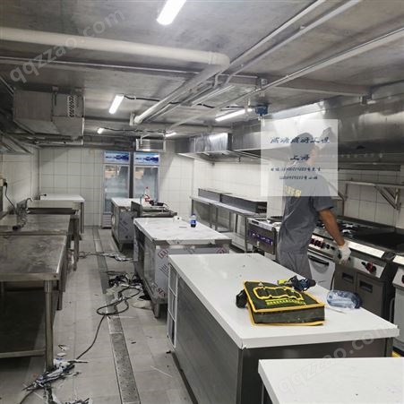 上海地区承接厨房工程策划 厨房设备定制 黑珍珠牛排餐厅整体商用厨房设备一站式采购