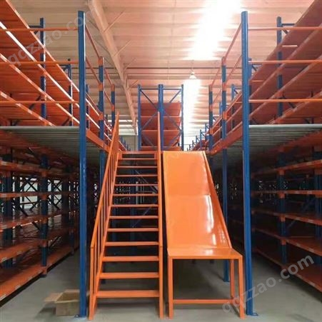 仓库阁楼货架 库房多层钢平台 高承重 大空间 免费测量设计安装