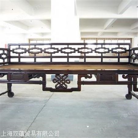 上海回收红木罗汉床 本人长期收购老红木家具 欢迎联系