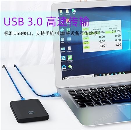 USB3.0数据线 铝合金壳尼龙编织type-c手机快充数据线 支持定制