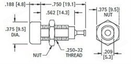 代理美国原装KEYSTONE ELECTRONICS 6032连接器测试点面板安装