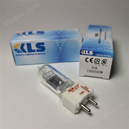 日本进口KLS EHA 100V500W光学曲线磨床上光源代用灯泡PG卤素灯泡