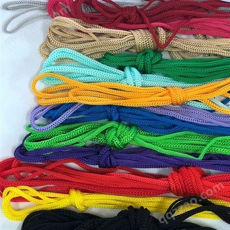温州生产厂家供应 丙纶绳 手提绳 束口绳 PP绳黑白彩色系列厂家