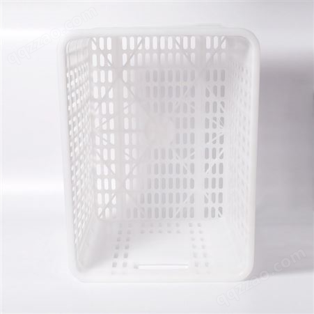 筐哆哆工厂定制长方形周转箱加厚PE塑料收纳筐快递置物篮