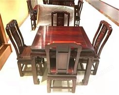 南美酸枝木茶桌茶台椅组合 实木新中式家具茶艺桌茶道桌