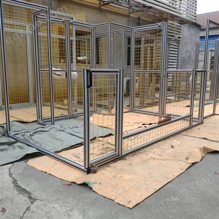 嘉善机械设备安全围栏设计 铝型材防护围栏 加工定制