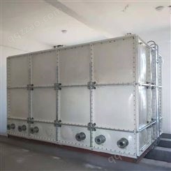 天津玻璃钢水箱生产供应 亚太SMC玻璃钢模压水箱 大型消防水箱 来电定制