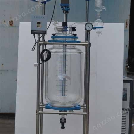 S212-30L双层玻璃反应釜加热搅拌高温高压反应器