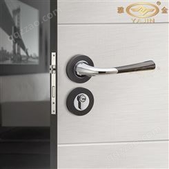 执手锁 瑞安雅金 现代美式宾馆卫生间机械门锁