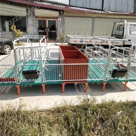 出售母猪分娩栏 单体2.2*2.3通板钢板槽 复合材料产床 养猪设备 厂家供应