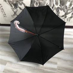 定制木柄广告伞 长柄伞 直杆伞晴雨伞