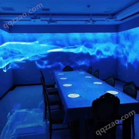 3D全息宴会厅 全景巨幕地面互动 DHN迪恒投影+UEDA上田融合器