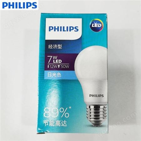 Philips/飞利浦led灯泡 E27 7W经济型6500K 3000K光源