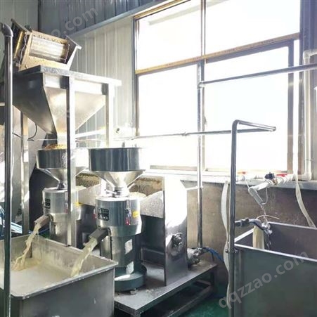 豫之商出售 搅渣机 豆制品磨浆生产线 自动化三联磨浆机
