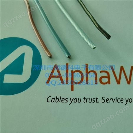 alphawire 2634 OR001 600V 300度高温电子线深圳海德科现货