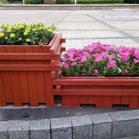 按需生产 街道花箱 田园长方形花箱 户外铝合金花箱 质量可靠