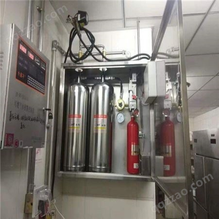 月200台烟罩灭火设备 单瓶厨房灭火设备 安装