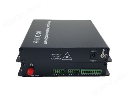 新亚缔 8路音频光端机 8路音频光纤传输 8路双向音频光纤延长器