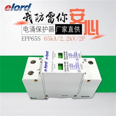 电涌保护器二级 防雷器一级二级 EPP65S 2P厂家直供批量发货 易龙防雷