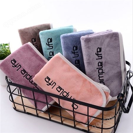 津新纯棉毛巾 舒适透气保湿 耐用 耐碱可定做可加印LOGE的纯棉毛巾