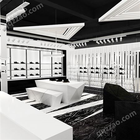 出售鞋子展示柜 烤漆产品陈列展柜不锈钢金属鞋展示架
