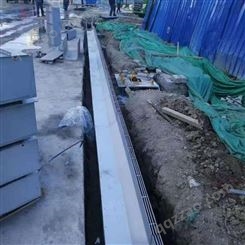 翰星 不锈钢U型排水沟 不锈钢线性排水沟 线型排水槽 设计定制一体式排水沟