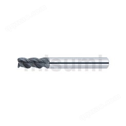 型号 米思米 XAL涂层硬质合金圆弧角型立铣刀 3刃/45度螺旋角/短刃型 XAL-CR-HEM3S3-R0.3