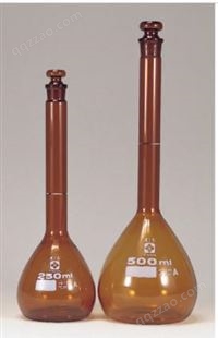 柴田科学SIBATA容量瓶 高精度白色茶色