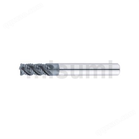 品质保障 米思米 XAL涂层硬质合金粗加工型立铣刀 45度螺旋角/细齿纹距/短刃型 XAL-HRFPS5